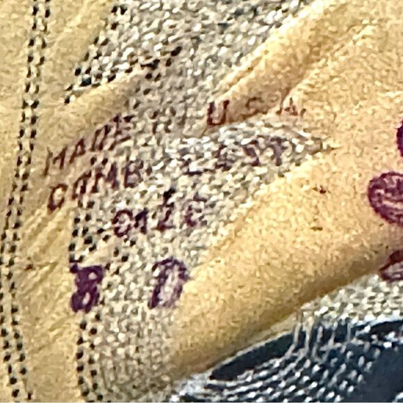 Justin Boots #8936 Men’s Cowboy Boots Antique Grey Ostrich Leather Size 8D - Picture 10 of 12